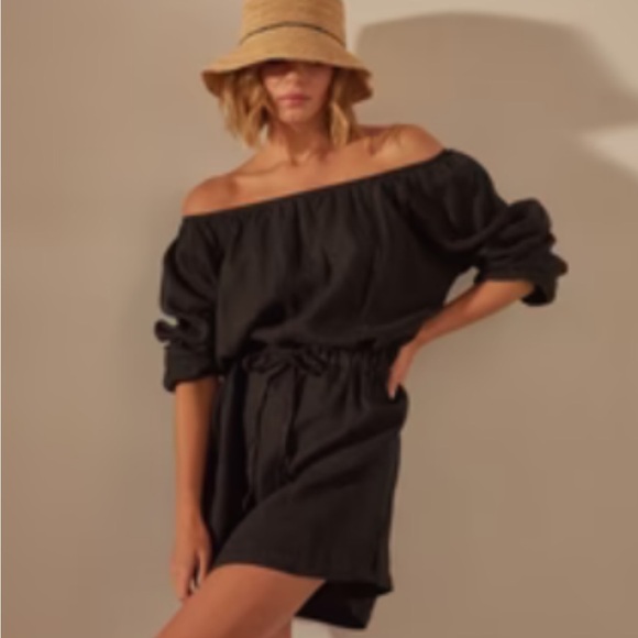 James Perse Dresses & Skirts - NWT Gathered linen dress.
